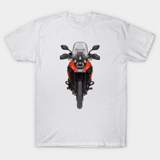 V Strom 1050XT Bike Front View Illustration T-Shirt